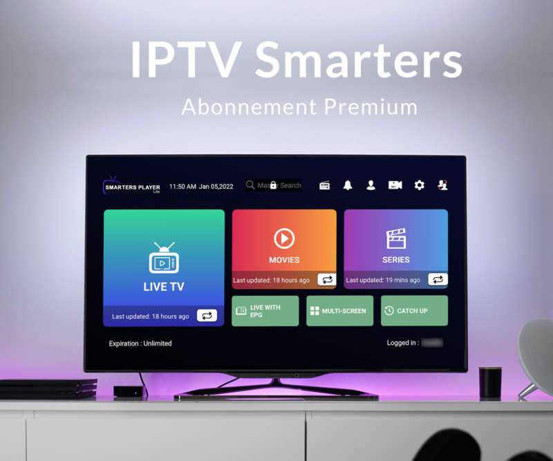 abonnement iptv smarters